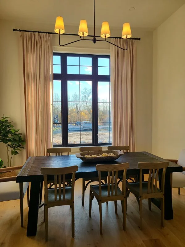 Drapery In The Dining Room