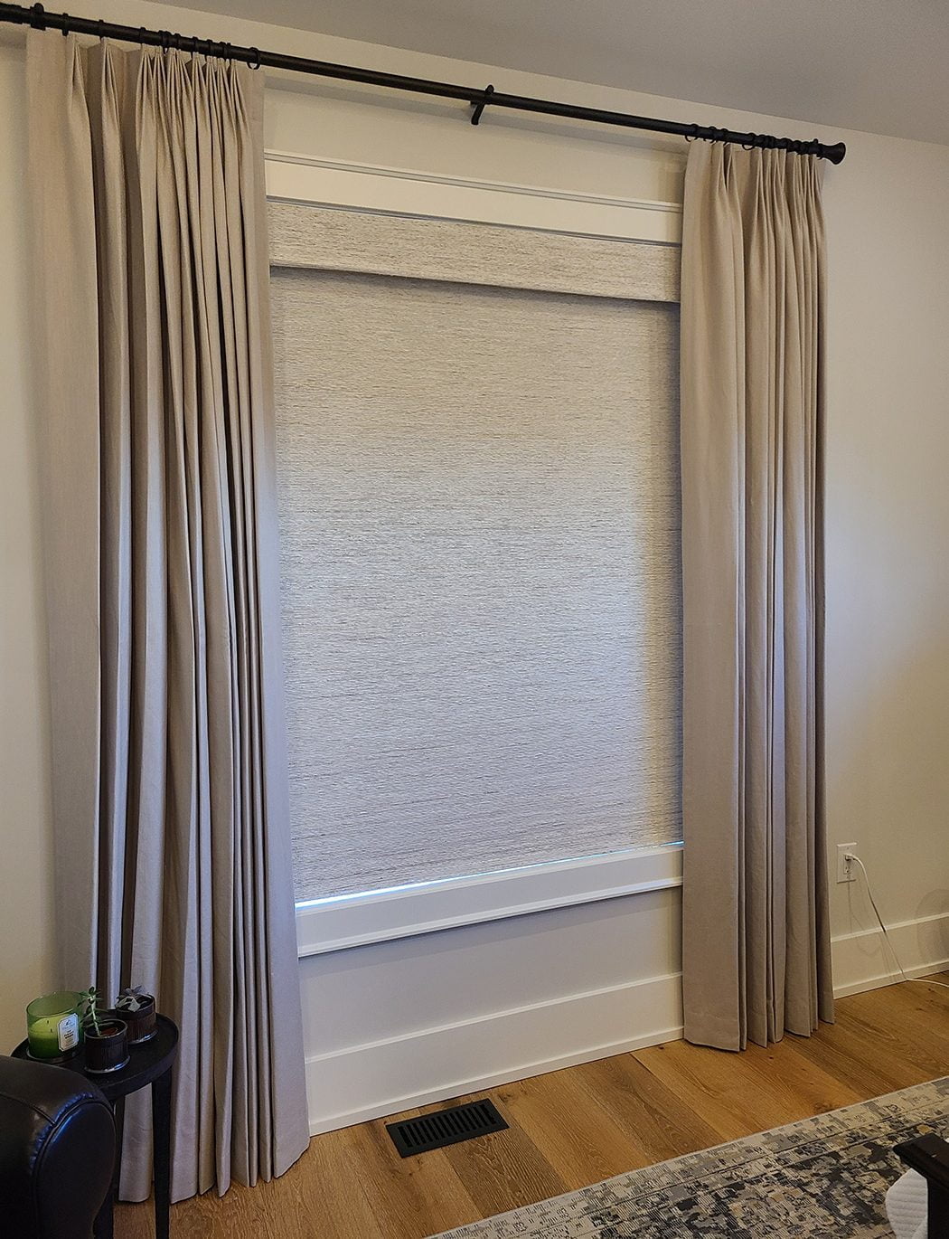 Drapery With Blinds On Window Aspect Ratio 460 600